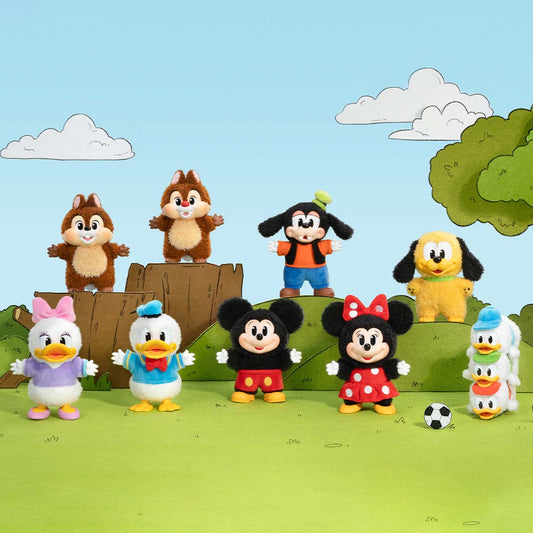 Mickey's Family Cute Together Keychain Series Figures