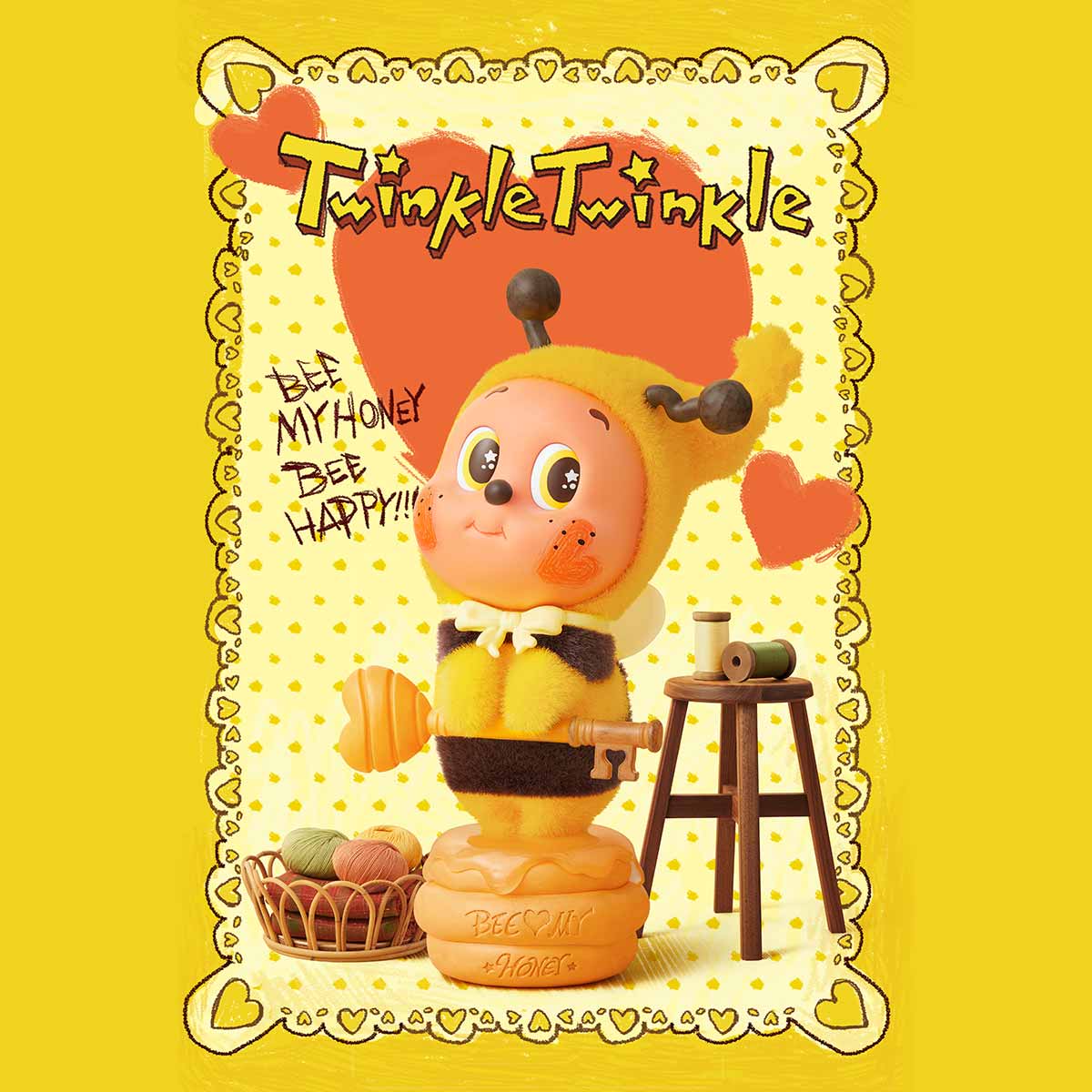 TwinkleTwinkle – Bee Your Honey Vinyl Figure Blind Box