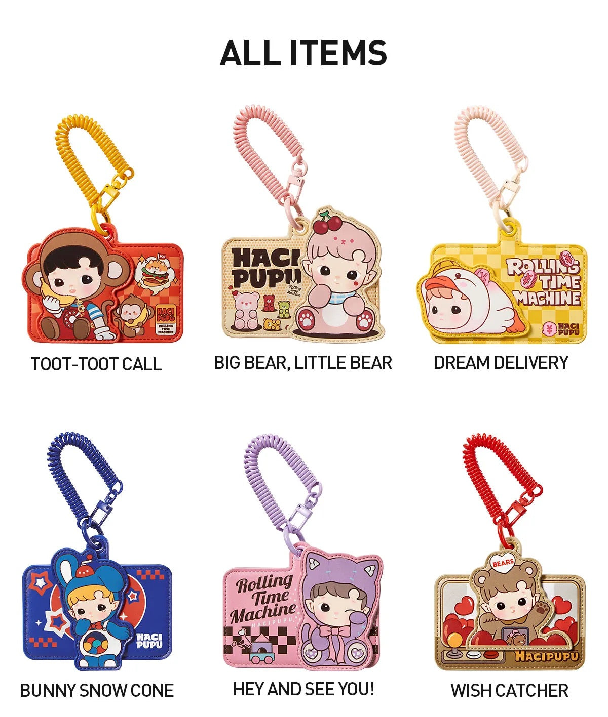 POP MART – HACIPUPU “Rolling Time Machine” Card Holder