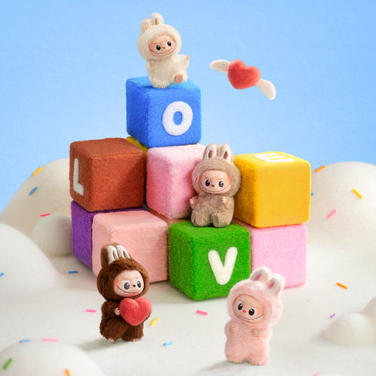 THE MONSTERS Pin for Love Series-Vinyl Plush Pendant Blind Box (A-M)