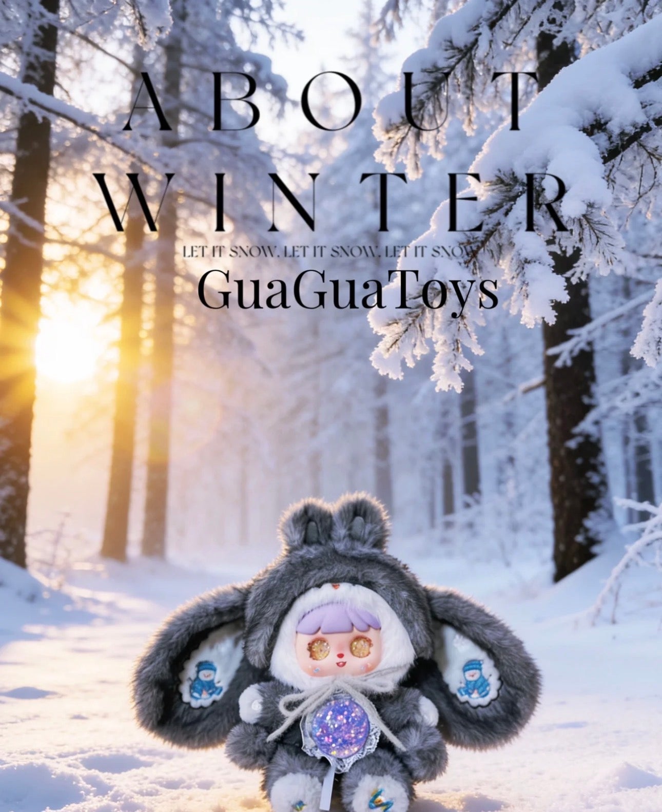 Mocici Sugar Heart Rabbit Warm Whisper Series Plush Pendant Blind Box