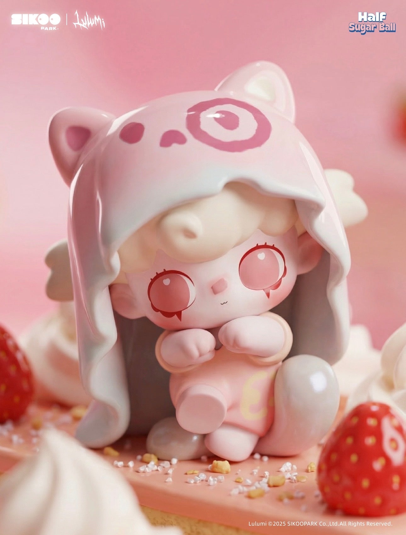 LULUMI Half Sugar Ball Series Mini Beans Blind Box Figures
