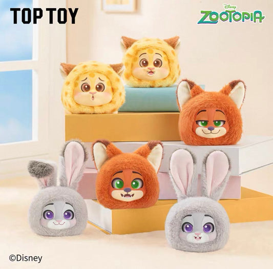 Zootopia Emoji Series Plush Phone Holder Blind Box