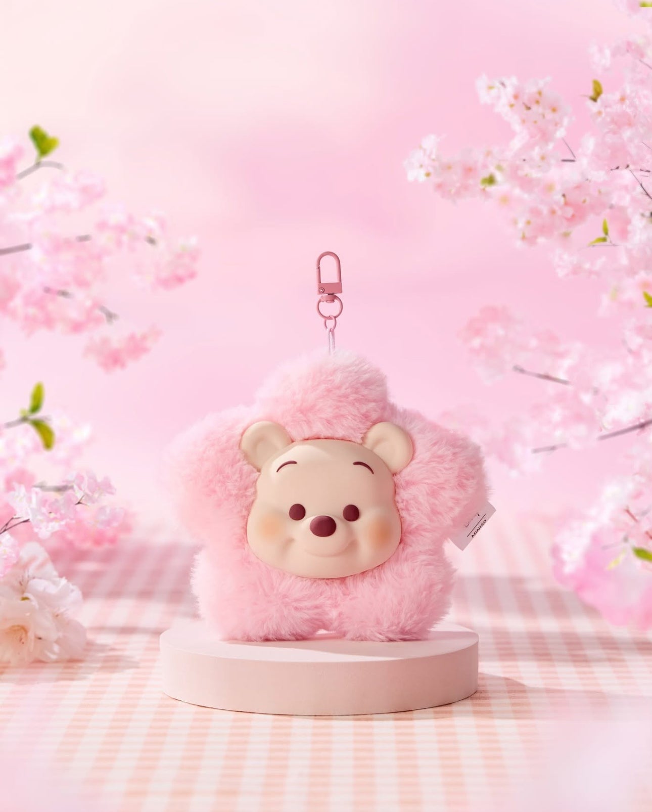 Winnie the Pooh Cherry Blossom Flower Plush Pendant Bag