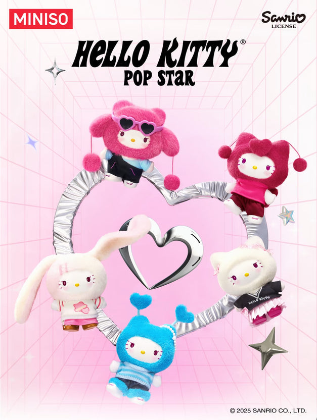 Sanrio Hello Kitty Pop Star Vinyl Plush