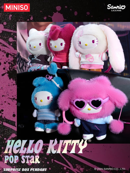 Sanrio Hello Kitty Pop Star Vinyl Plush