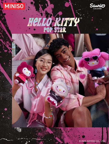 Sanrio Hello Kitty Pop Star Vinyl Plush