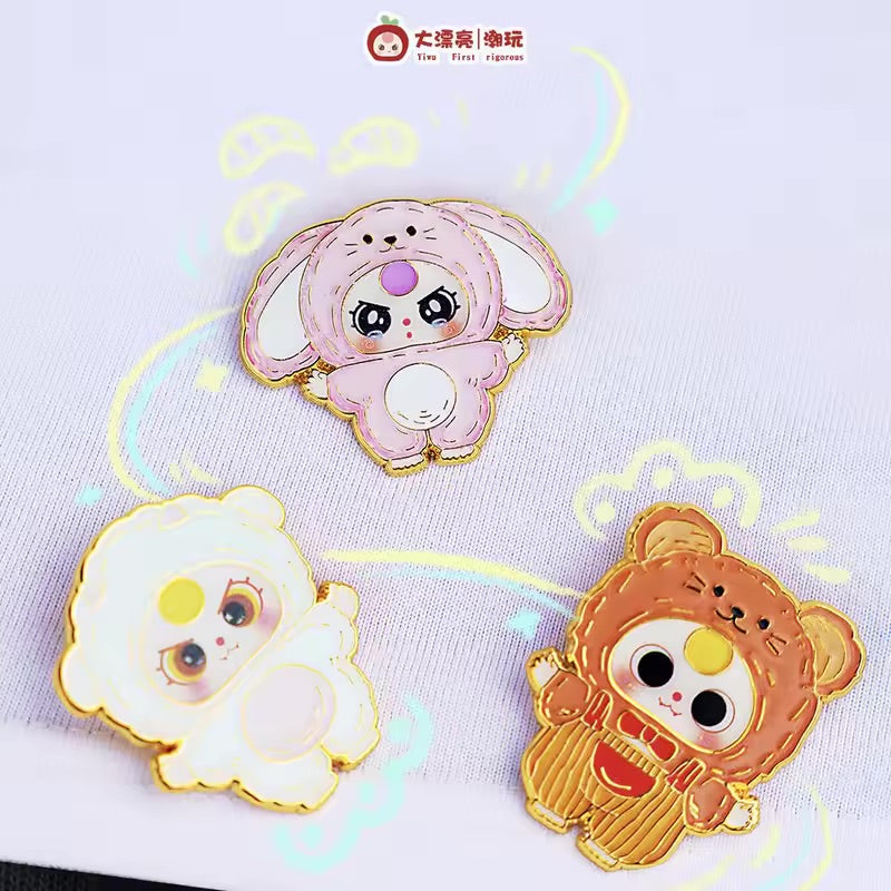Babythree Metal Badge Pin