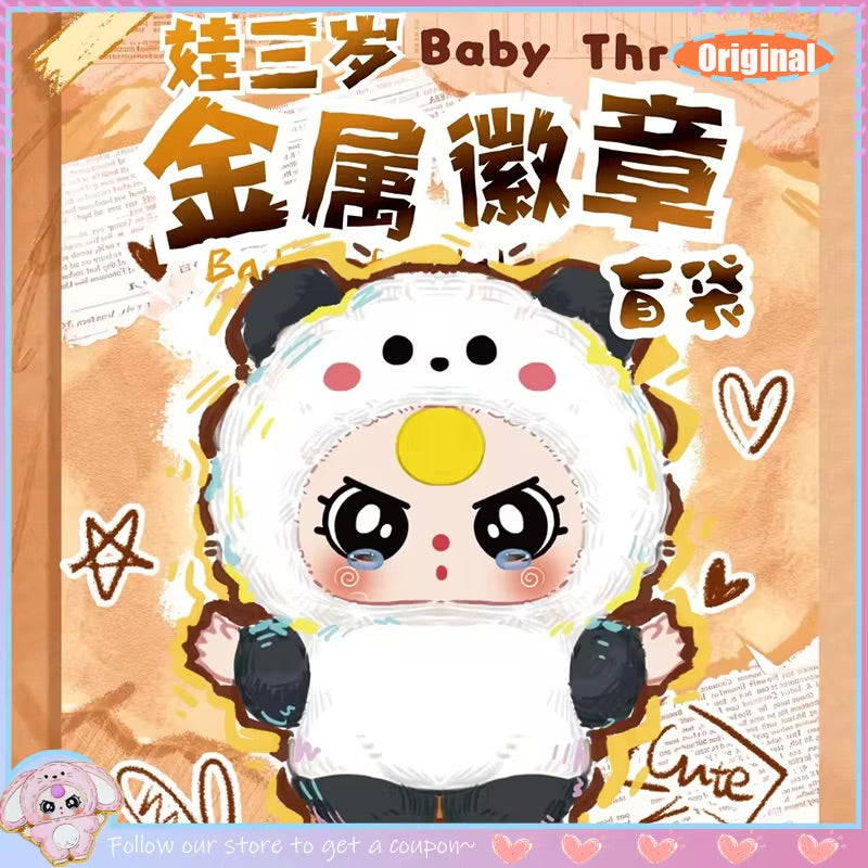 Babythree Metal Badge Pin