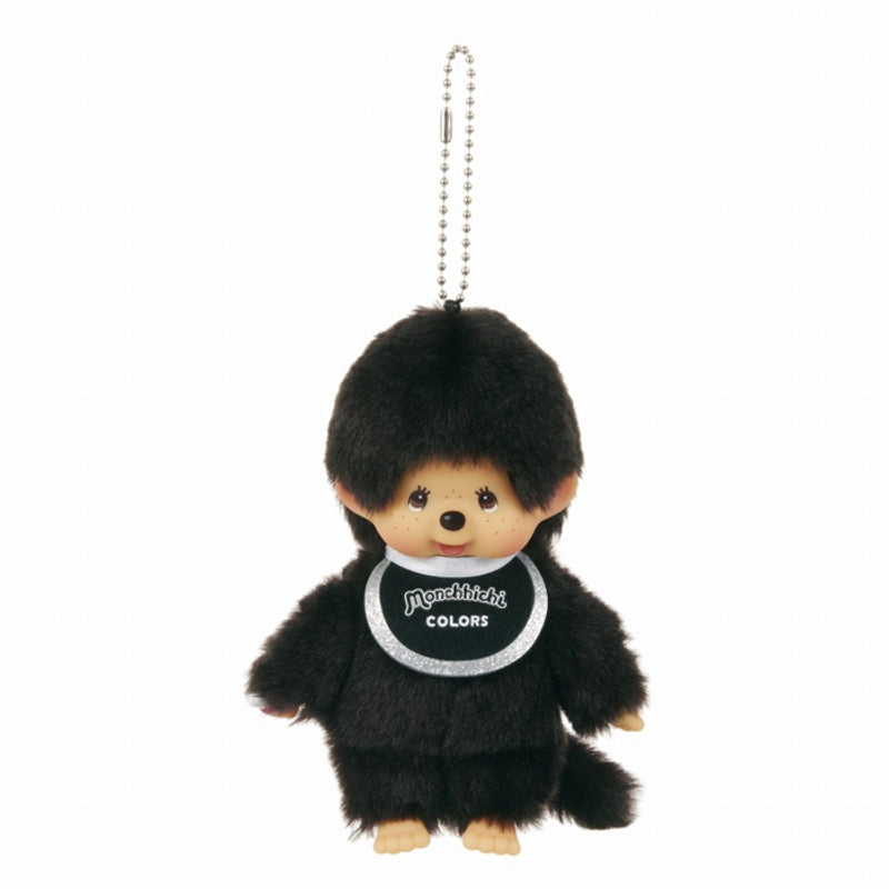 Sekiguchi Monchhichi COLORS Plush doll Keychain BLACK Japan