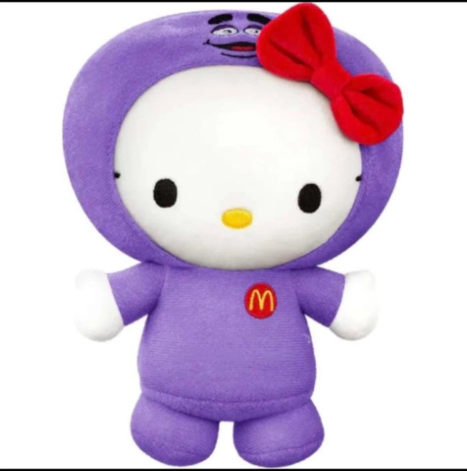 McDonald Hello Kitty Plush Toys of 50th Anniversary Hong Kong Limited Edition