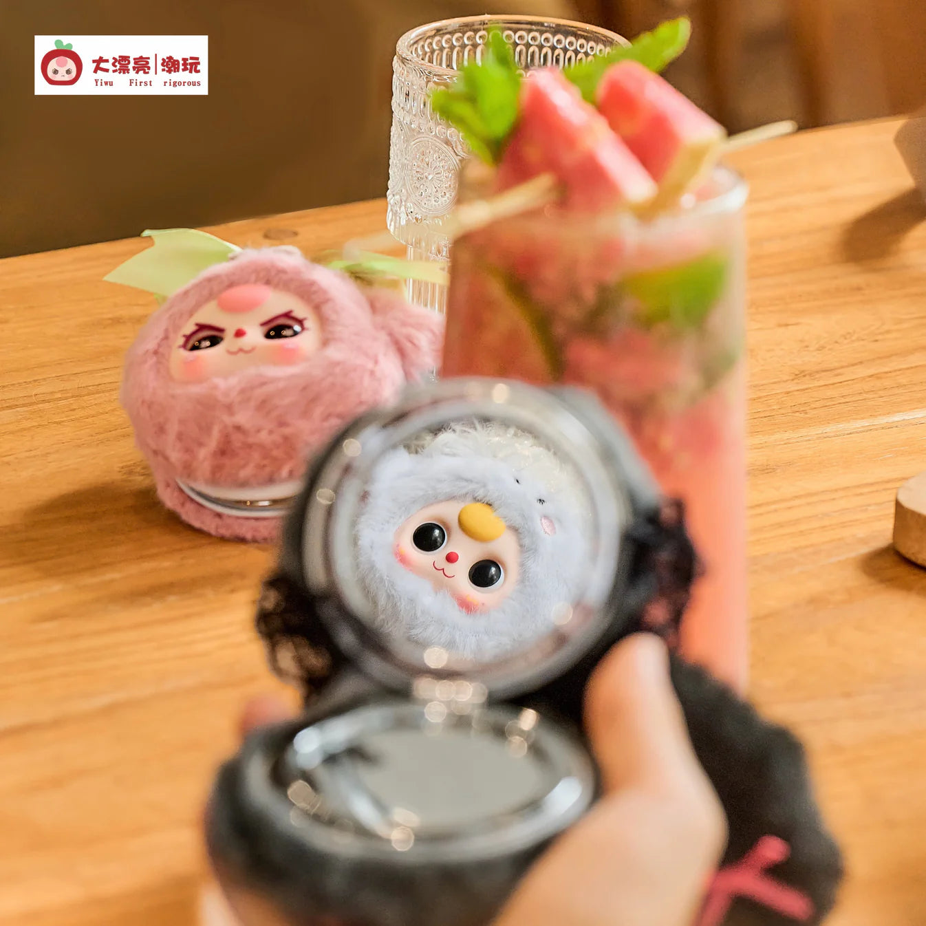 Baby Three Vanity Mirror Series Plush Dolls, Blind Box