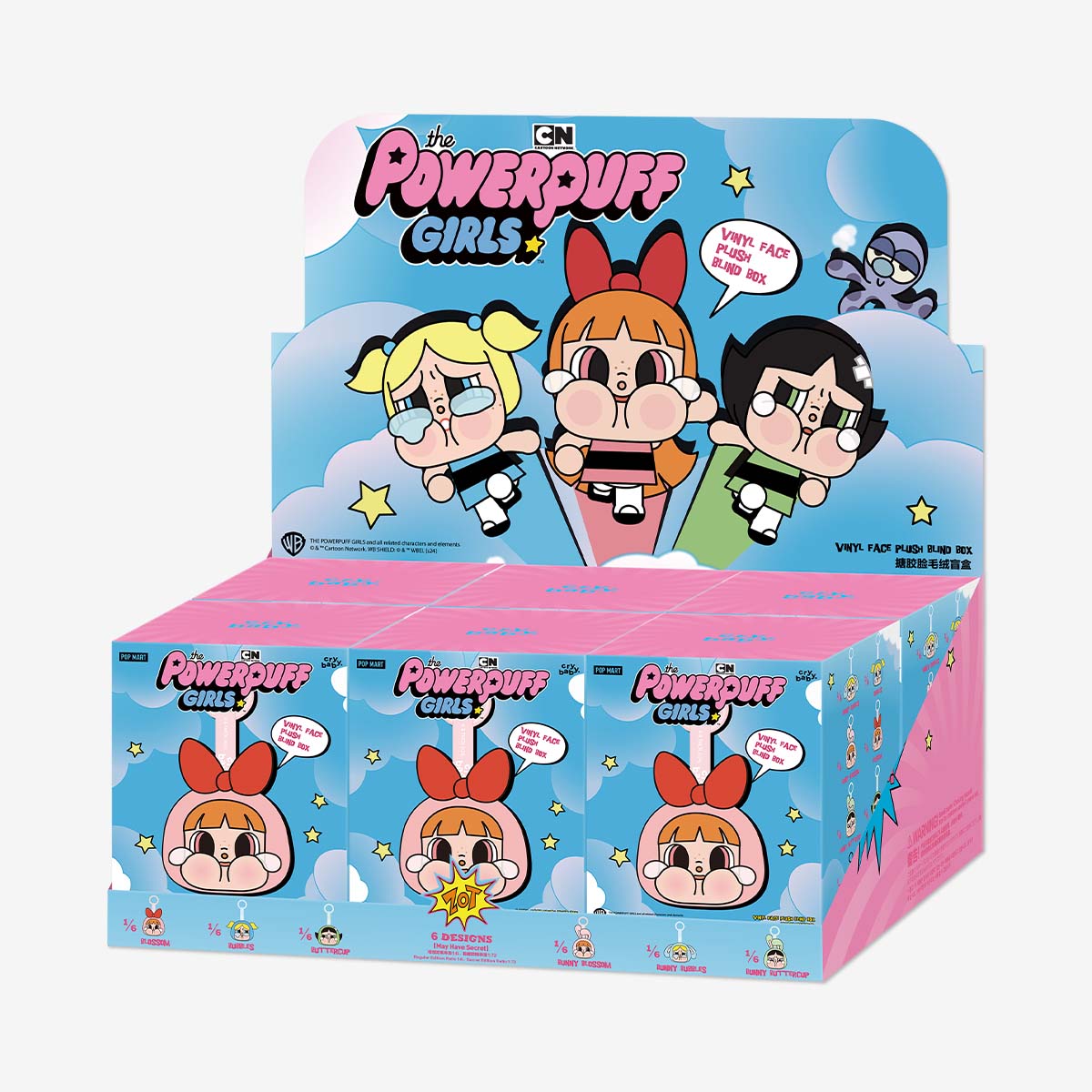Crybaby × Power puff Girls Series-Vinyl Face Plush Blind Box