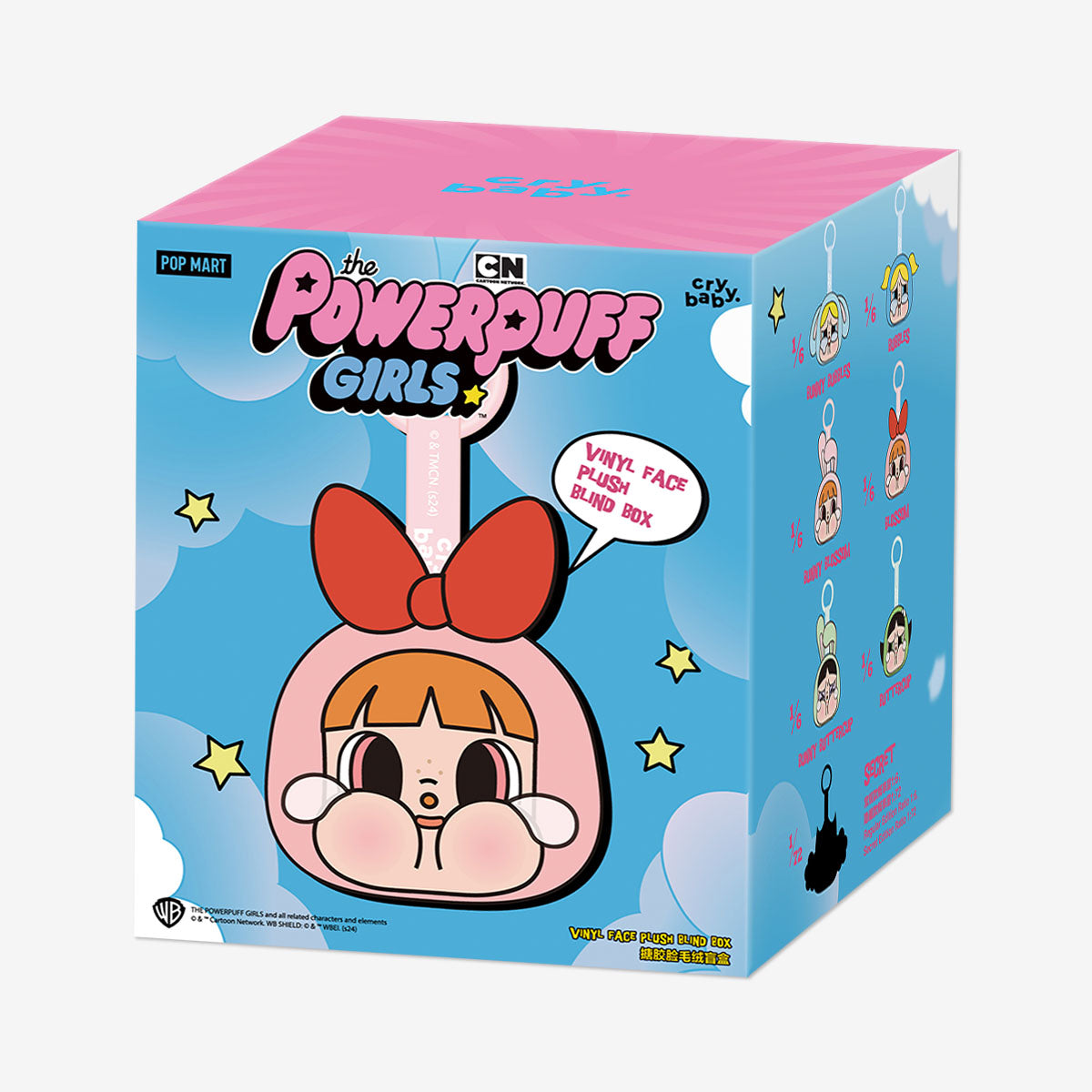 Crybaby × Power puff Girls Series-Vinyl Face Plush Blind Box