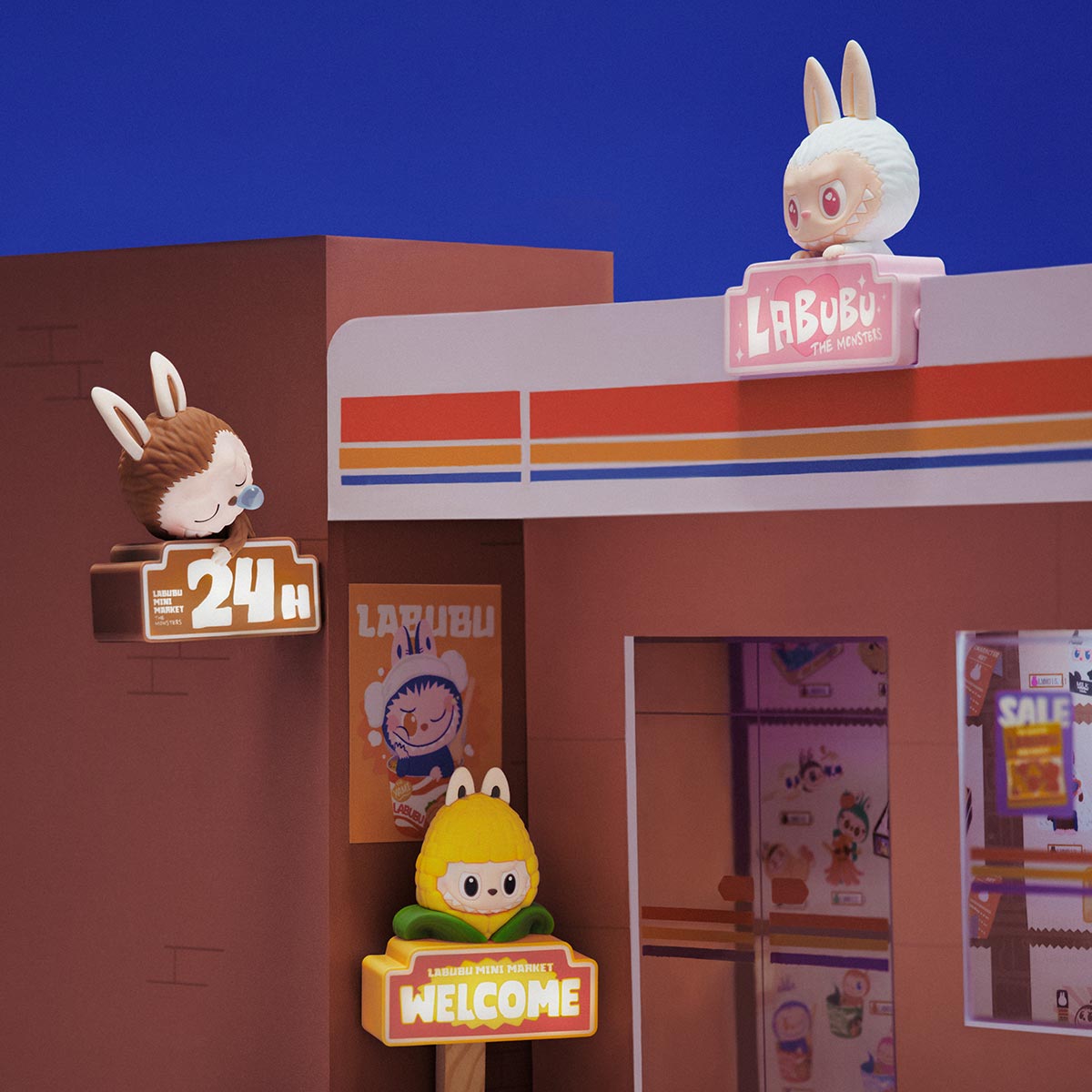 Labubu Wacky Mart Series-Fridge Magnet Blind Box