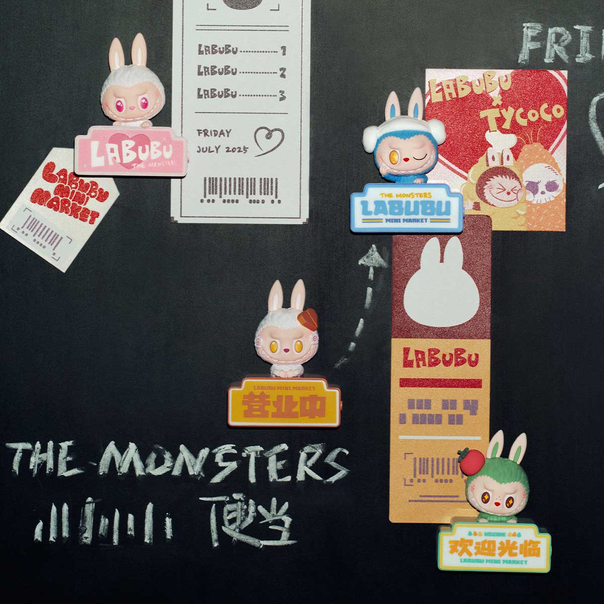 Labubu Wacky Mart Series-Fridge Magnet Blind Box
