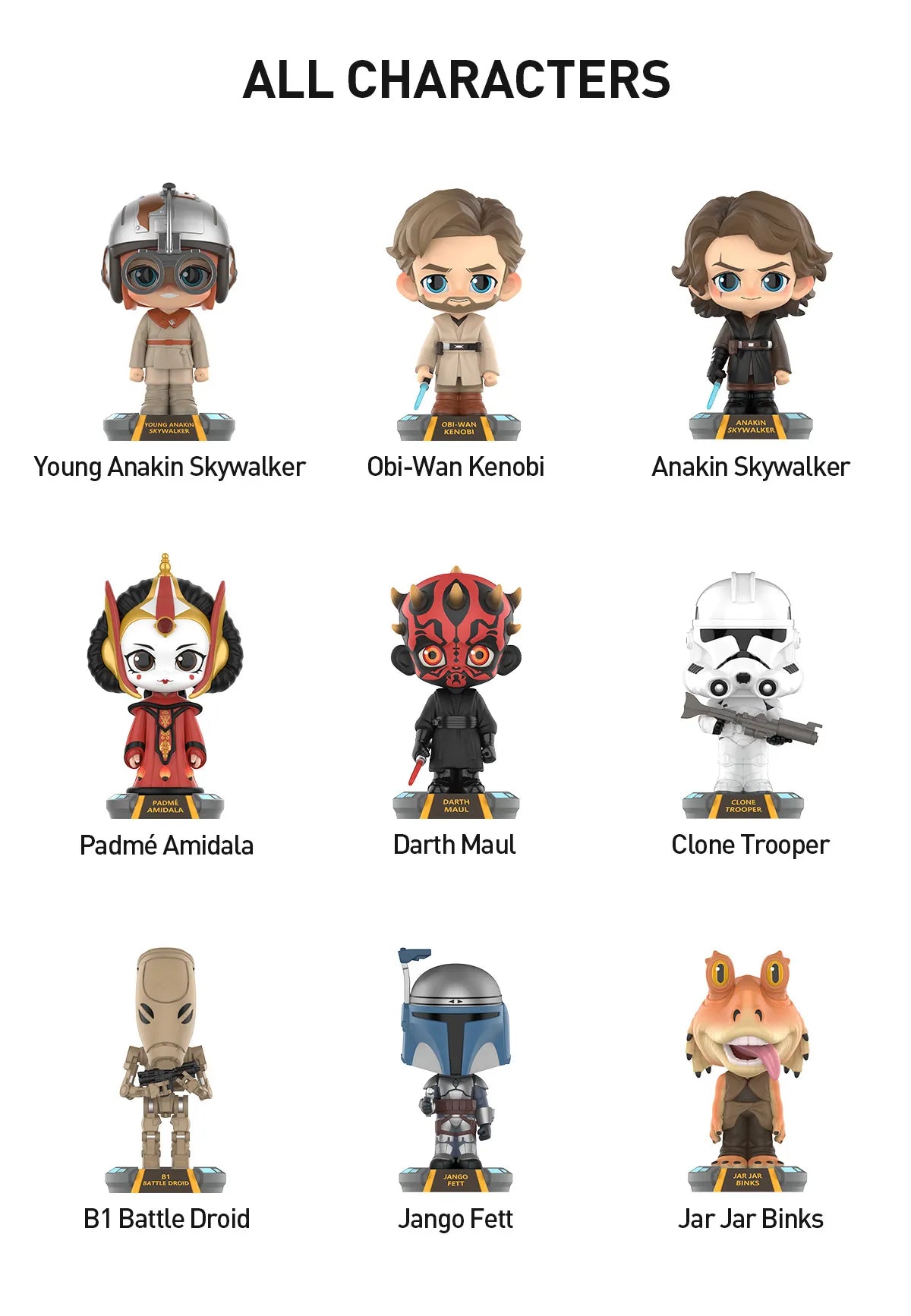 Star Wars Bobblehead Series Figures