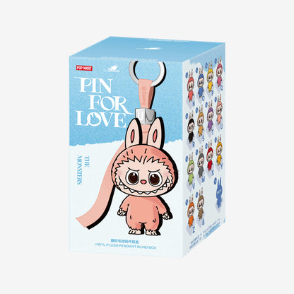 THE MONSTERS Pin for Love Series-Vinyl Plush Pendant Blind Box (A-M)