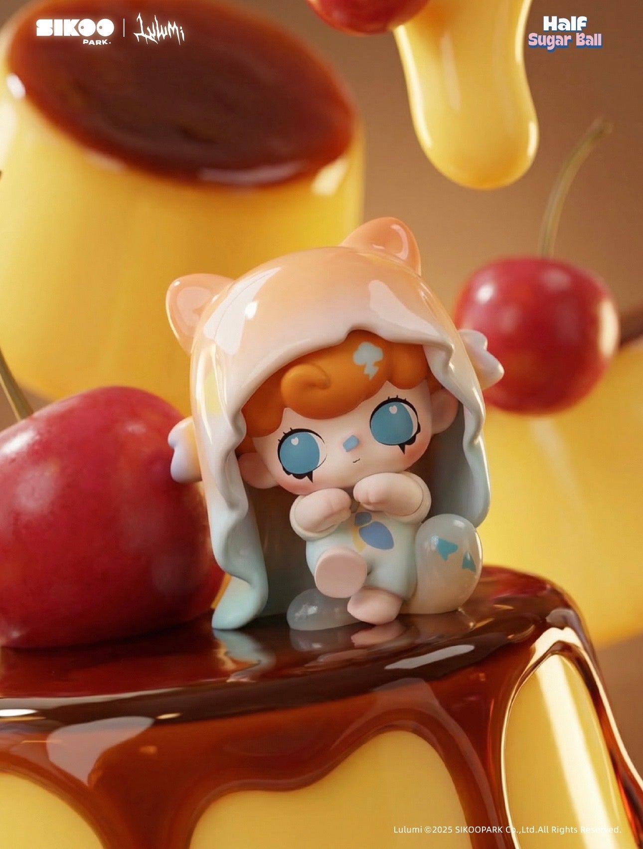 LULUMI Half Sugar Ball Series Mini Beans Blind Box Figures
