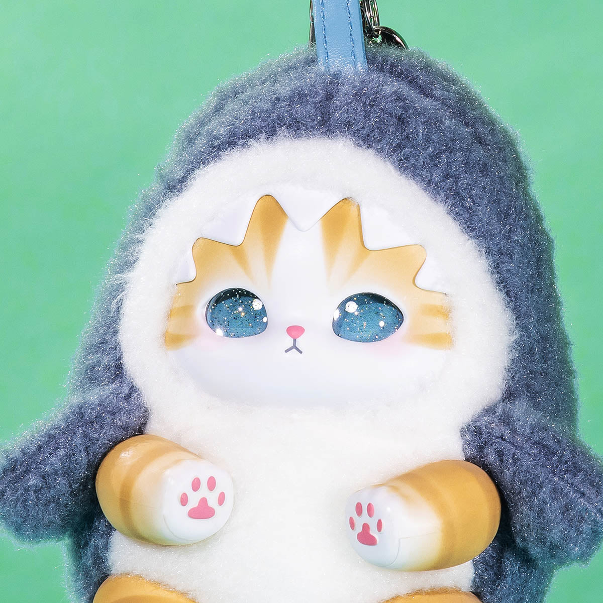Mofusand Kiramekko Fluffy Kittens Plush Pendant Blind Box - Collectible Keychain