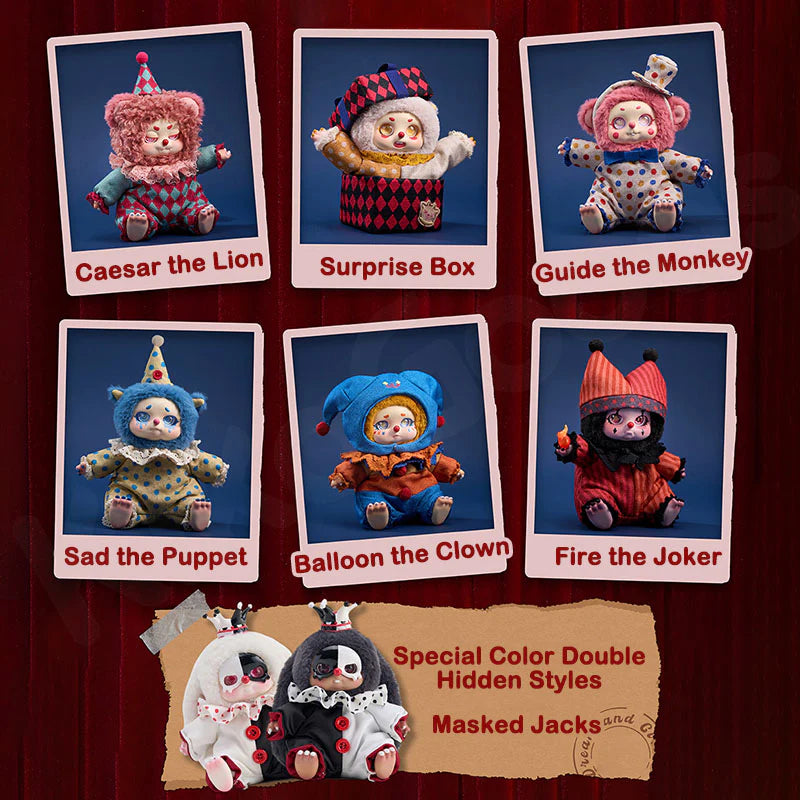 Cino Dreamland Circus Series Plush Blind Box