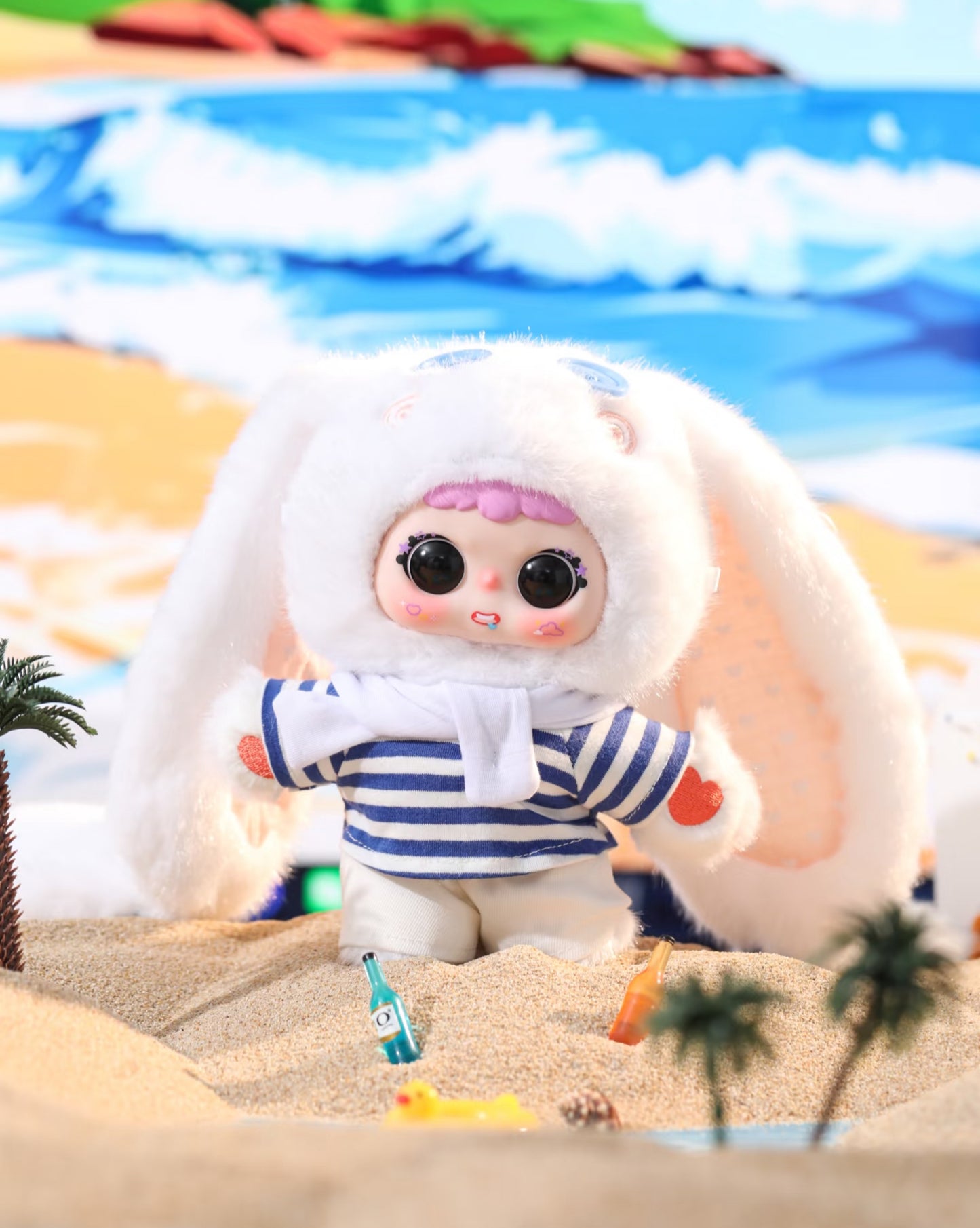 Jiimo Sailing Log Plush Pendant Blind Box - Collectible Keychain Charm