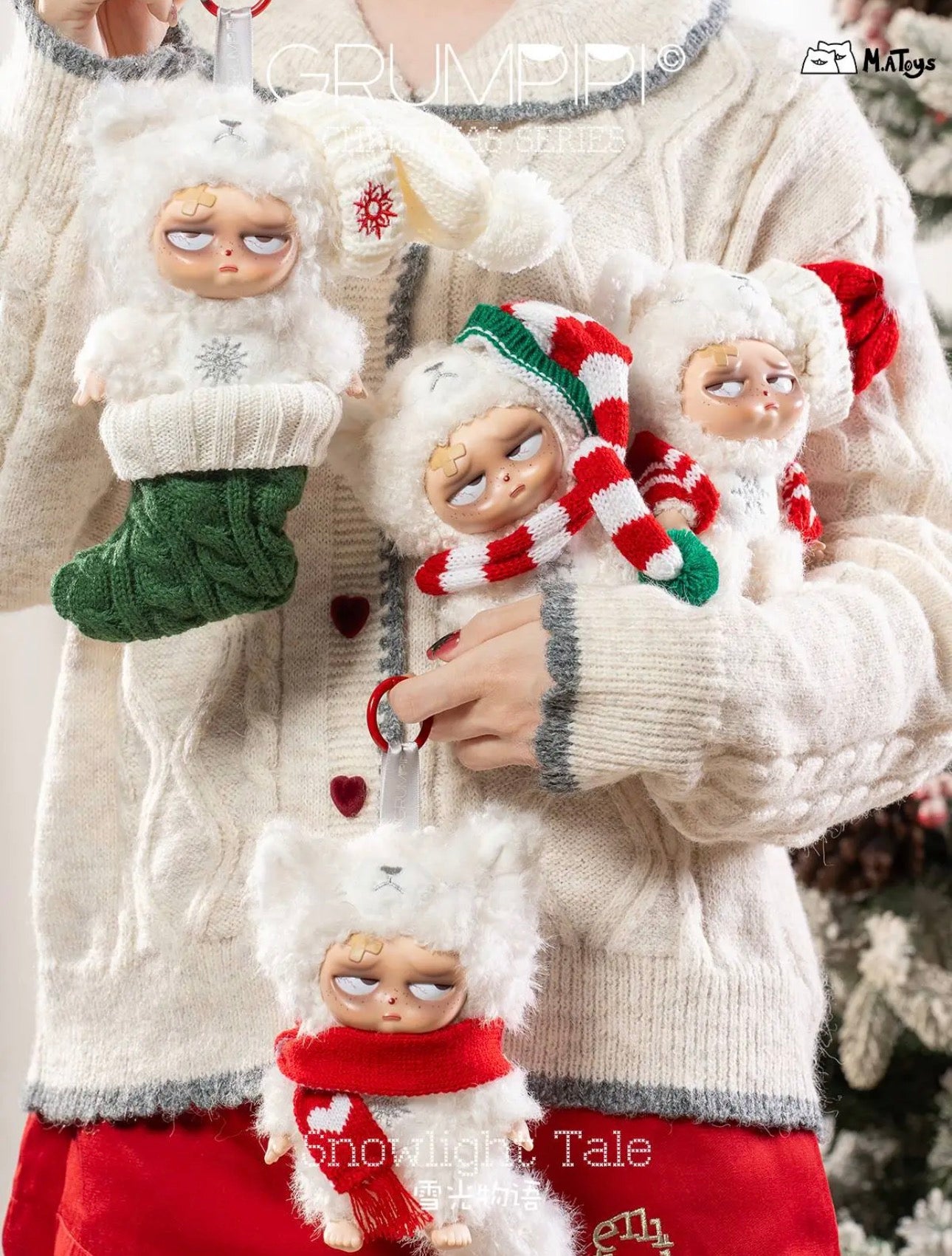 Sleepless Grumpipi Limited Edition Christmas Series Plush Pendant Blind Box