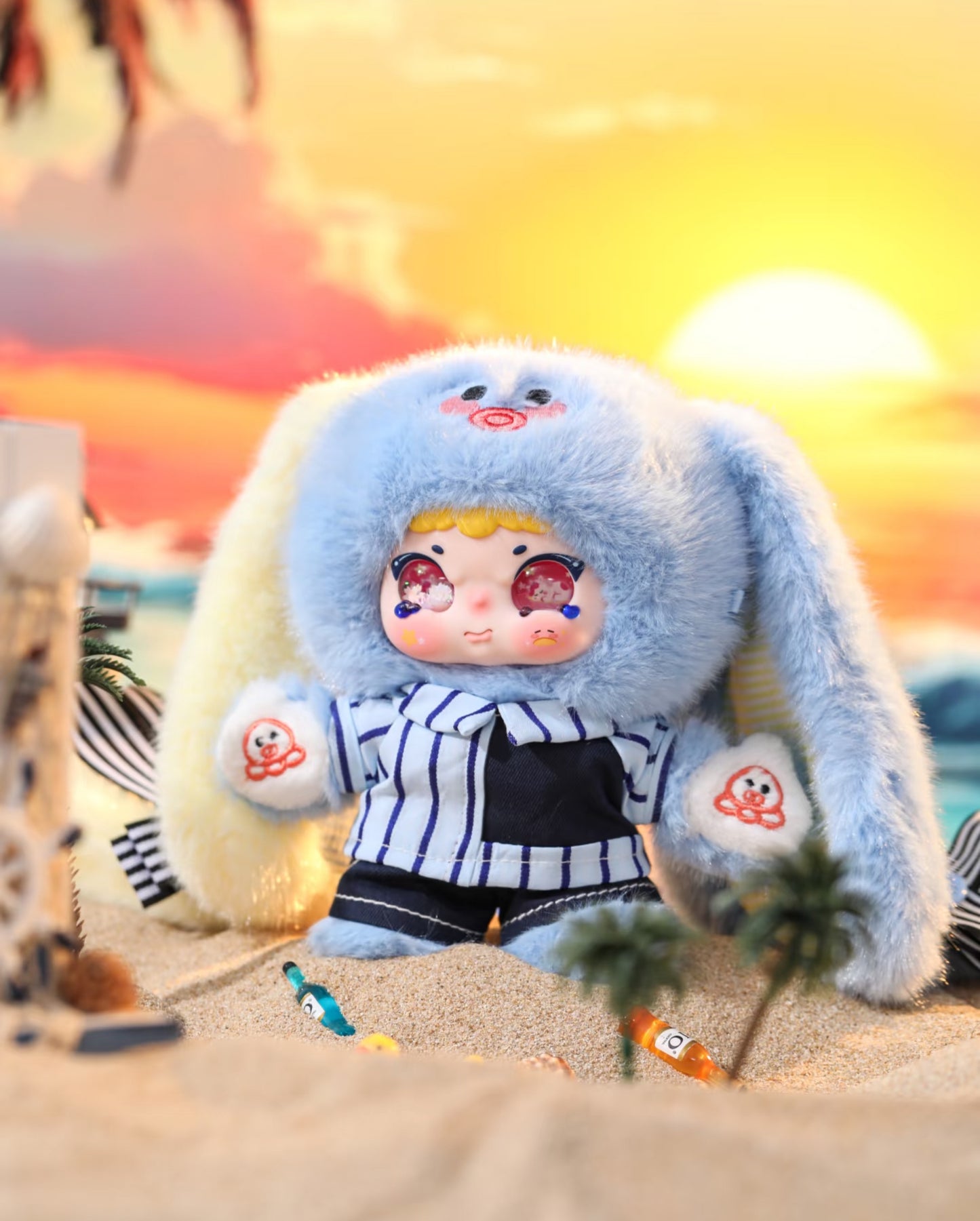 Jiimo Sailing Log Plush Pendant Blind Box - Collectible Keychain Charm