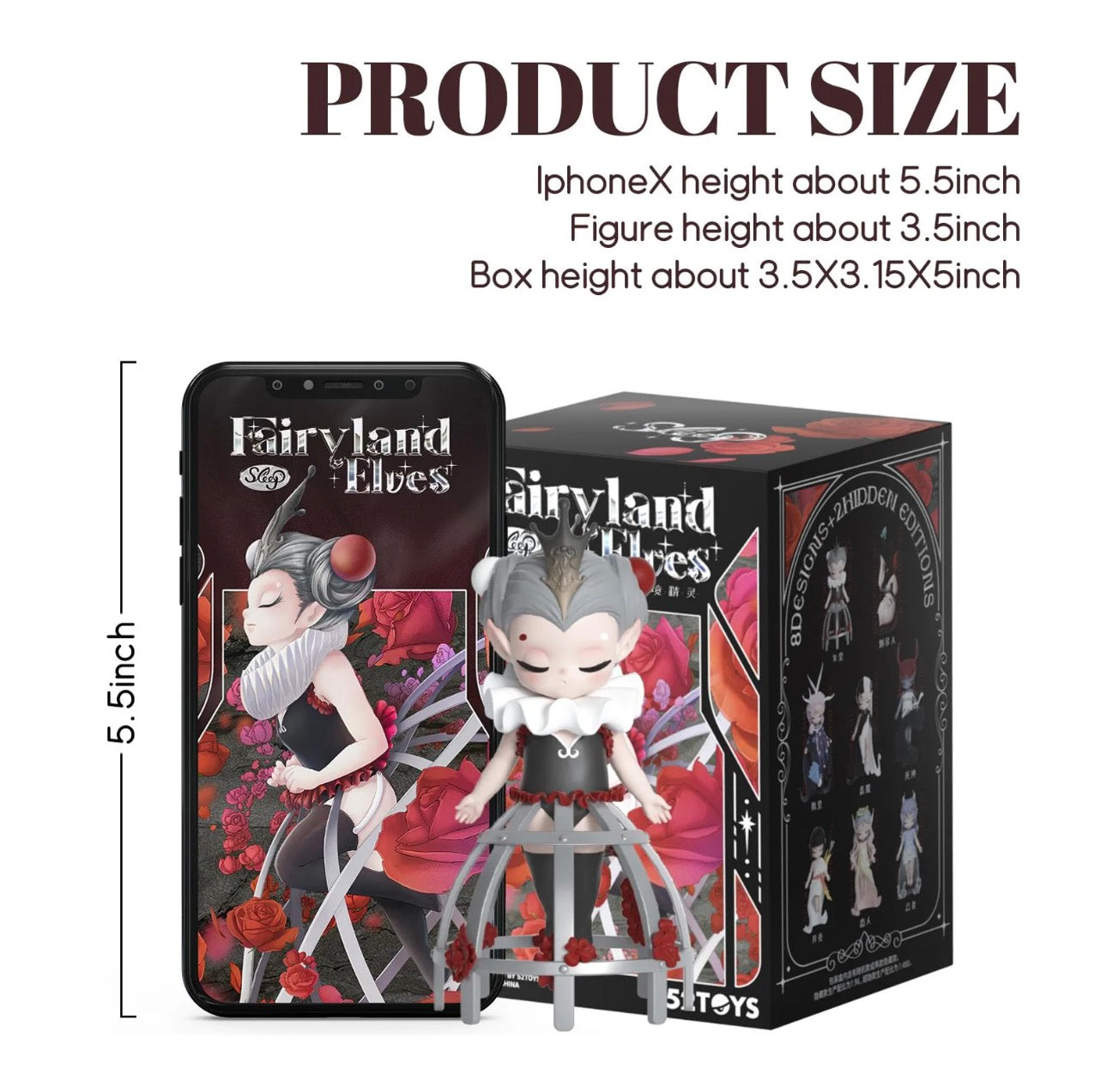 SLEEP Fairyland Elves Collectible Toy Kawaii Creative Gift Room Decor Desktop Decoration Gift for Birthday Party