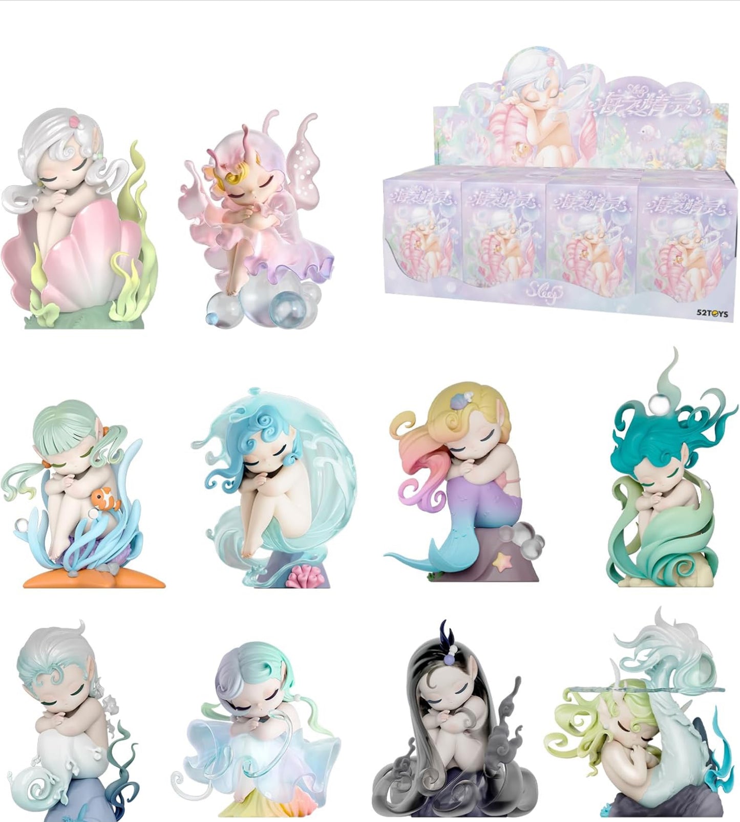 Sleep Sea Elves Series Figurine Blind Box