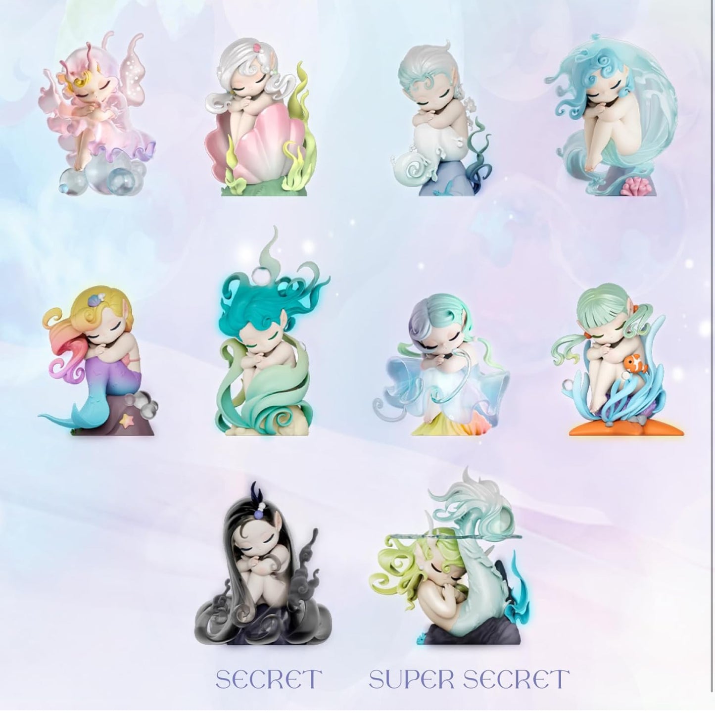 Sleep Sea Elves Series Figurine Blind Box