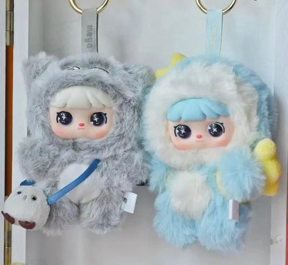 Meya Cute Pet Action Plush Pendant Keychain