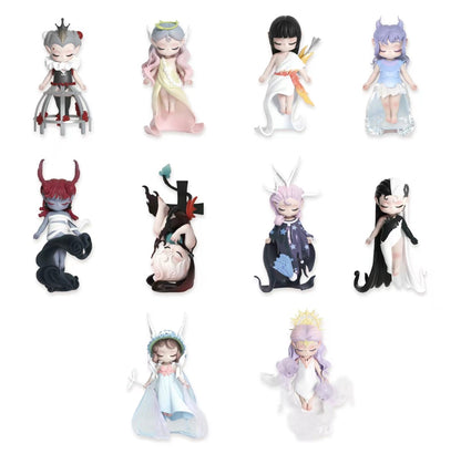 SLEEP Fairyland Elves Collectible Toy Kawaii Creative Gift Room Decor Desktop Decoration Gift for Birthday Party