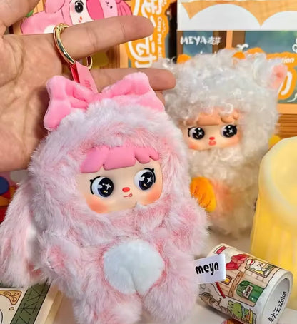 Meya Cute Pet Action Plush Pendant Keychain