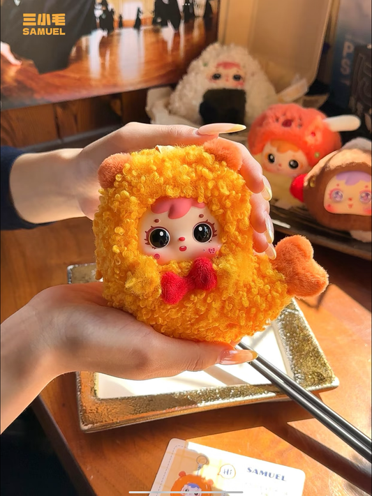 Samuel Fried Shrimp Plush Pendant Blind Box