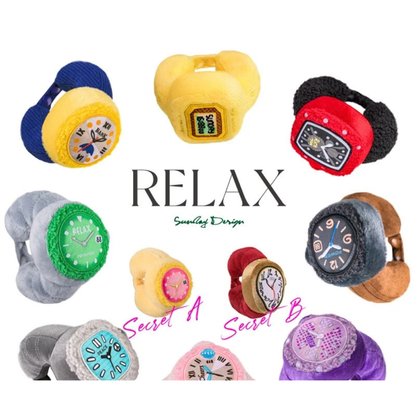 POP SUNDAY Relax Watch Plush Pendant Blind Box