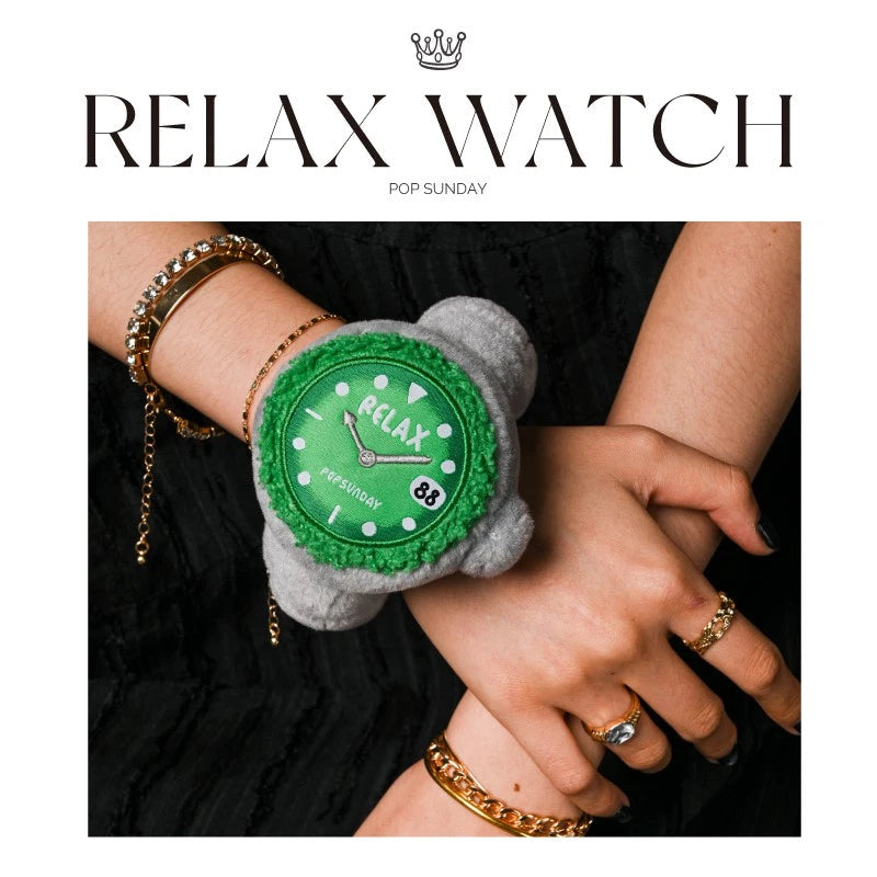 POP SUNDAY Relax Watch Plush Pendant Blind Box