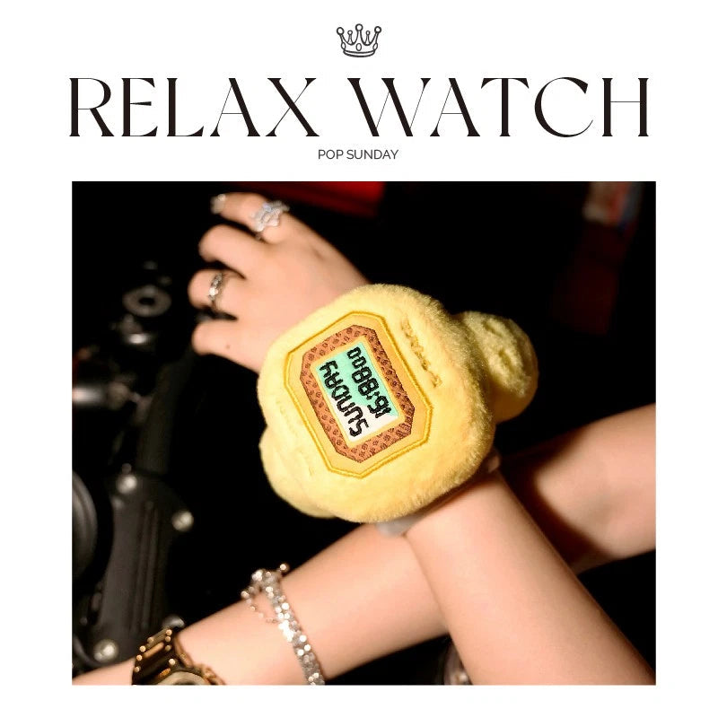 POP SUNDAY Relax Watch Plush Pendant Blind Box