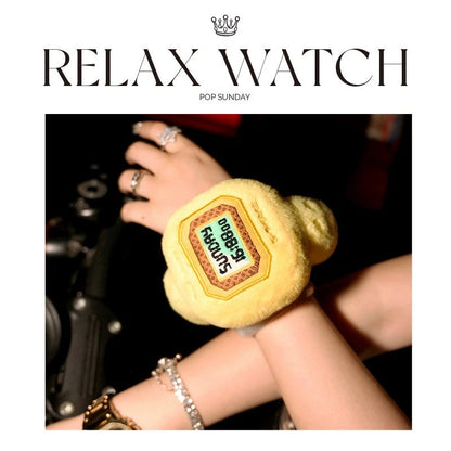 POP SUNDAY Relax Watch Plush Pendant Blind Box