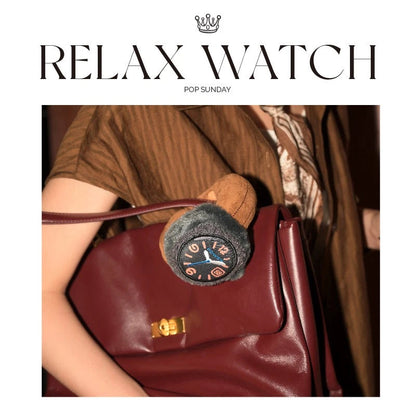 POP SUNDAY Relax Watch Plush Pendant Blind Box