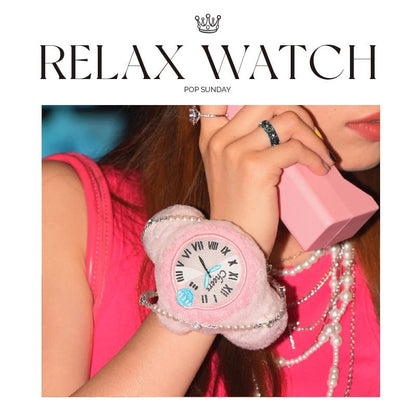 POP SUNDAY Relax Watch Plush Pendant Blind Box