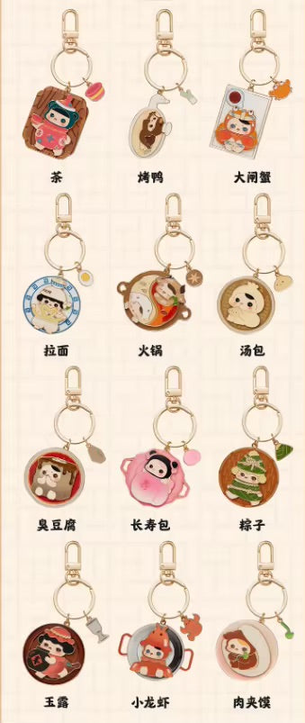 POPMART PUCKY Fairy Food Restaurant Series Blind Box Pendant Keychain