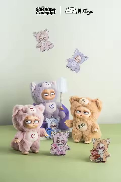 Sleepless Grumpipi Plush Pendant Blind Box