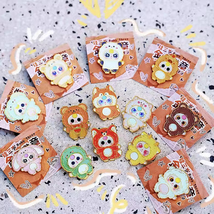 Babythree Metal Badge Pin