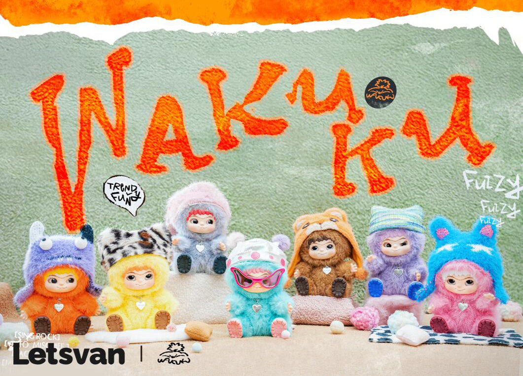 Wakuku Fuzzy Trendy Fun Party Series Plush Blind Box
