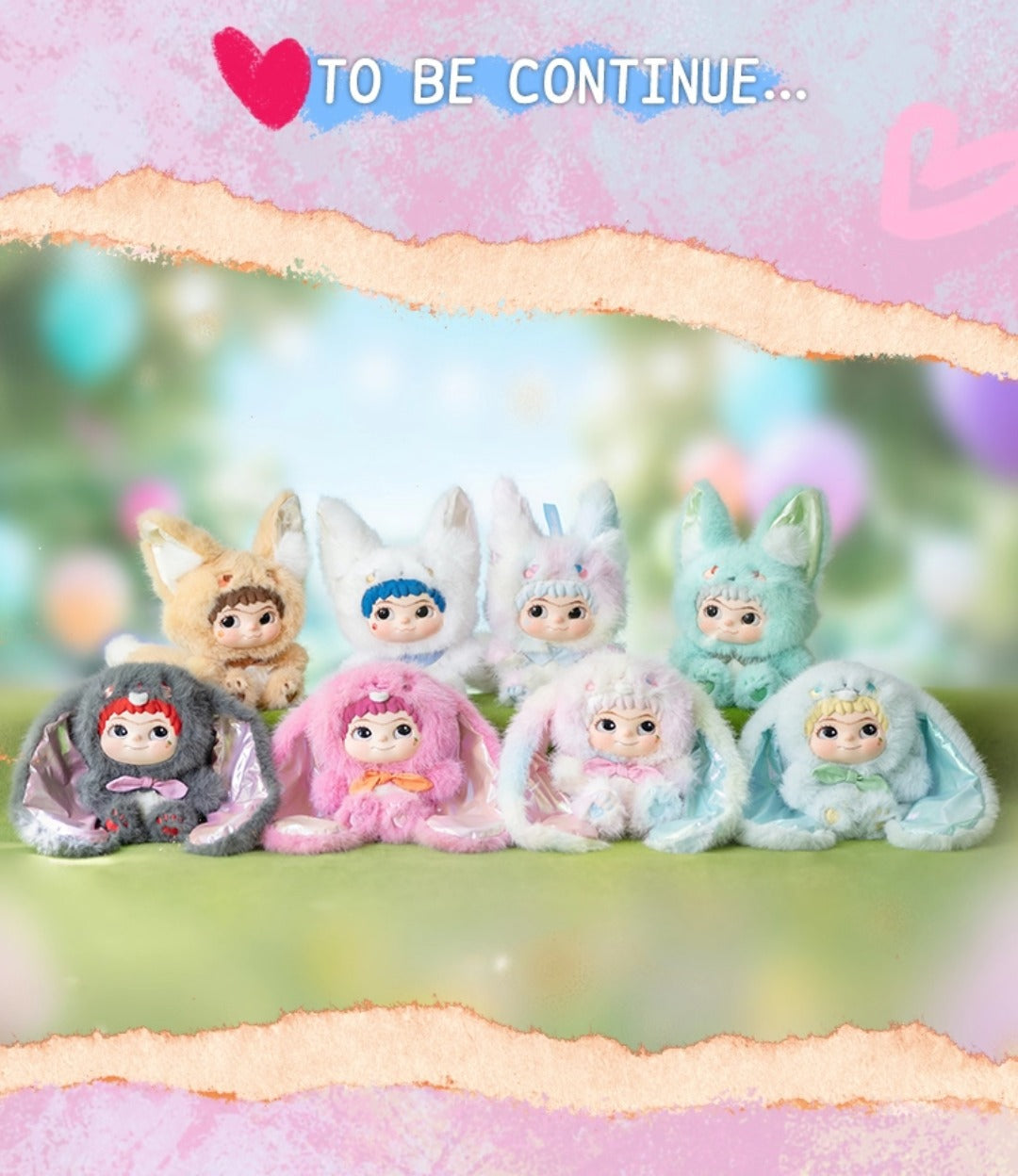 Wakuku Fox & Bunny Trick Or Treat Series Plush Blind Box