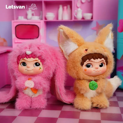 Wakuku Fox & Bunny Trick Or Treat Series Plush Blind Box