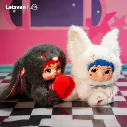 Wakuku Fox & Bunny Trick Or Treat Series Plush Blind Box