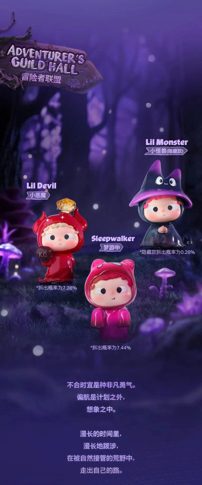 OZAI The Hooded Adventures Series Mini Beans Figures