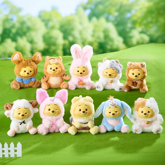 Miniso × Disney – Winnie the Pooh “Naughty Team” Vinyl Plush Blind Box